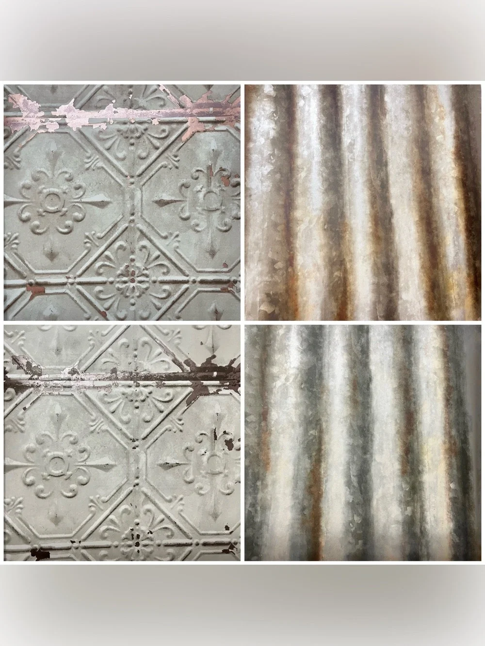 26 Large Designer Vintage Rustic Tile Theme Wallpaper Scrapbooking Sample Sheets